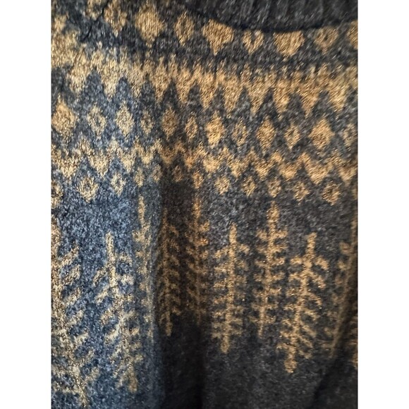 Torrid Vegan Cashmere Lurex Crew Neck Sweater Gray Gold Sz 4 4x Long Sleeve - Picture 2 of 5